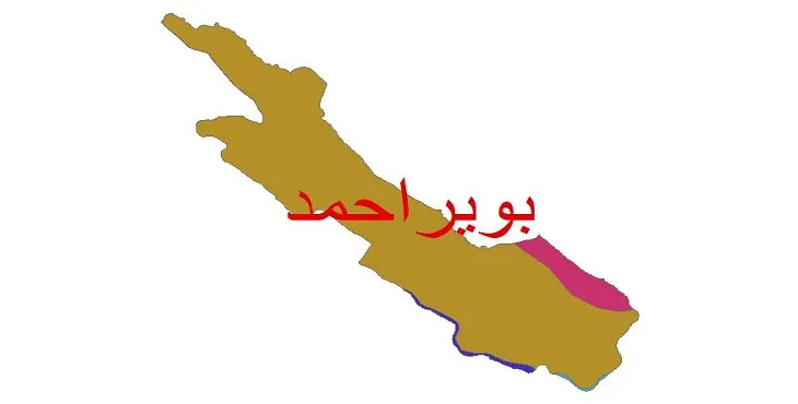 نقشه شیپ‌ فایل اقلیم‌شناسی شهرستان بویراحمد + 7 لایه اقلیمی