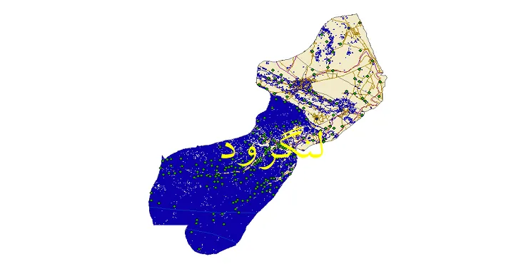 دانلود نقشه های شیپ فایل شهرستان لنگرود + کاملترین لایه GIS