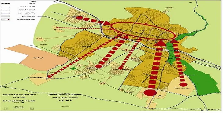 دانلود بازنگری طرح تفصیلی شهر کرج سال 84