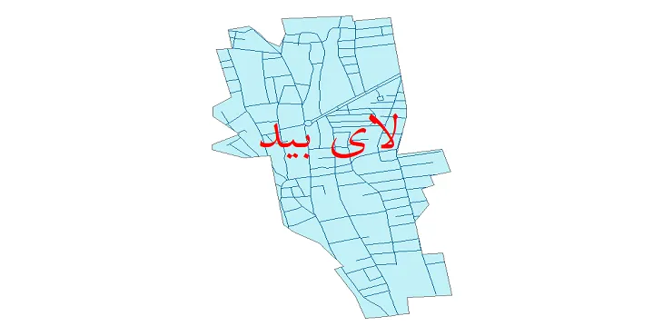 دانلود نقشه شیپ فایل شبکه معابر شهر لایبید
