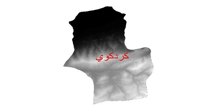 دانلود نقشه دم (DEM) شهرستان کردکوی | دقت 30 متر