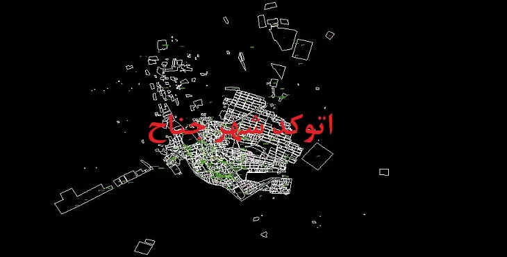 دانلود نقشه اتوکد شهر جناح