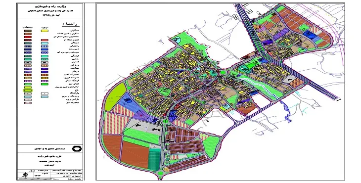 دانلود طرح جامع شهر رزوه سال 92 + آلبوم نقشه ها