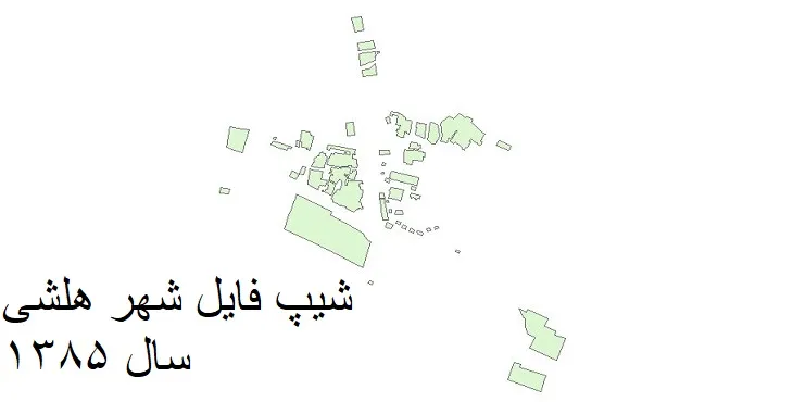 دانلود شیپ فایل بلوک آماری شهر هلشی