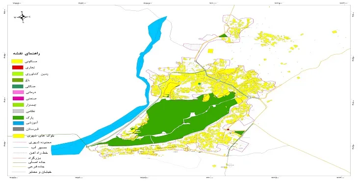 نقشه شیپ فایل (GIS) شهر جالق 1404 + عکس با کیفیت