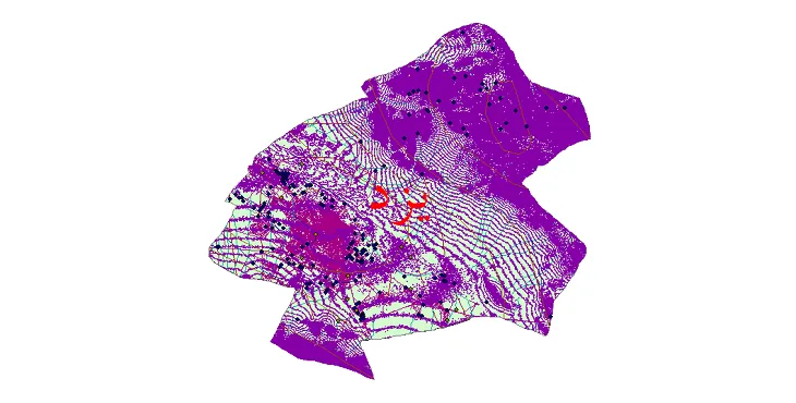 دانلود نقشه های شیپ فایل شهرستان یزد + کاملترین لایه GIS