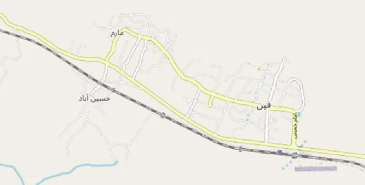 دانلود نقشه شهر فین + pdf با کیفیت بالا