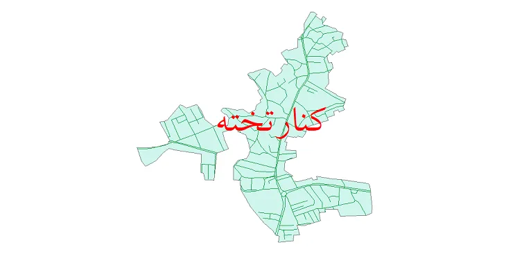 دانلود نقشه شیپ فایل شبکه معابر شهر کنارتخته