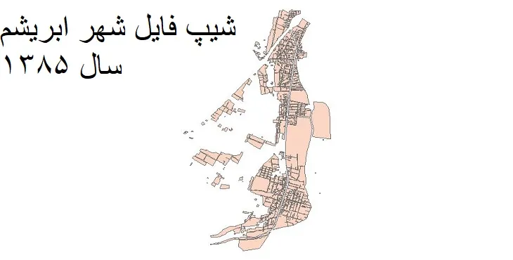 دانلود شیپ فایل بلوک آماری شهر ابریشم