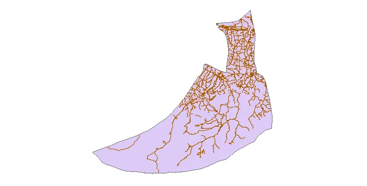 جدیدترین نقشه شیپ فایل راه های شهرستان شفت + PDF