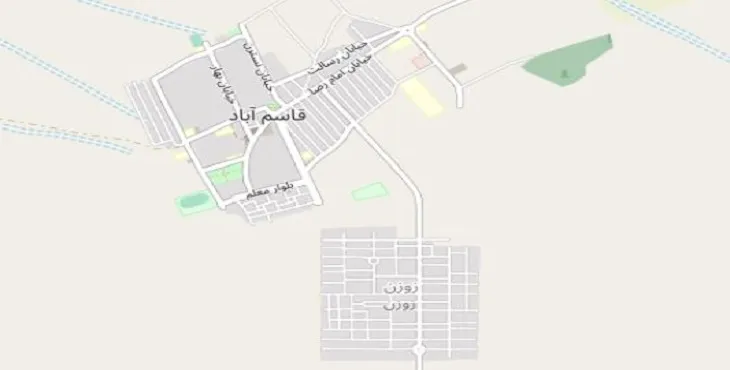 دانلود نقشه شهر قاسم آباد + pdf با کیفیت بالا