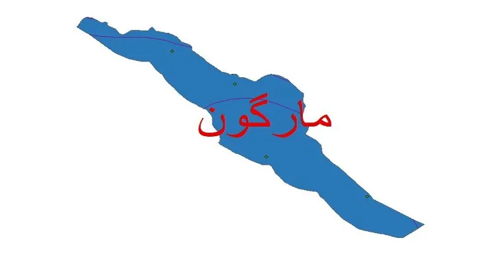 نقشه شیپ‌ فایل اقلیم‌شناسی شهرستان مارگون + 7 لایه اقلیمی