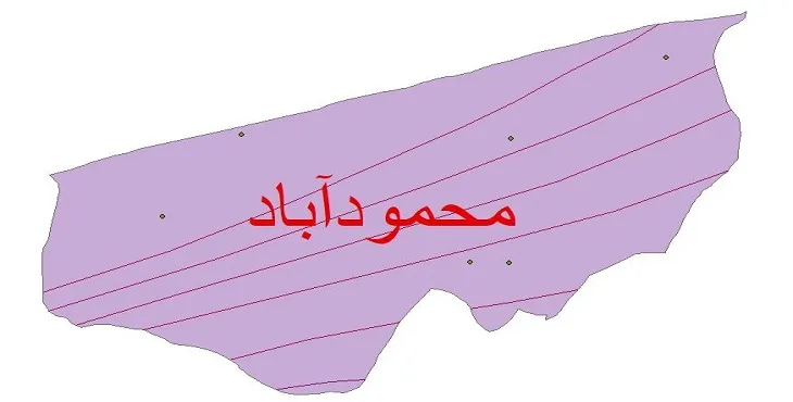 نقشه شیپ‌ فایل اقلیم‌شناسی شهرستان محمودآباد + 7 لایه اقلیمی