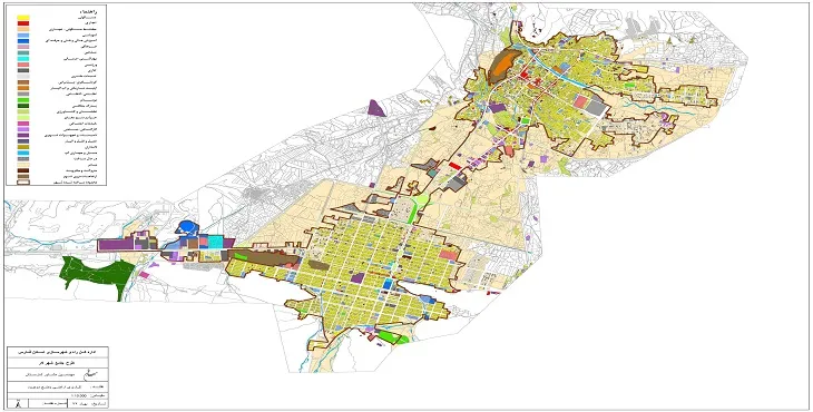 دانلود طرح جامع-تفصیلی شهر لار سال 94 + آلبوم نقشه ها