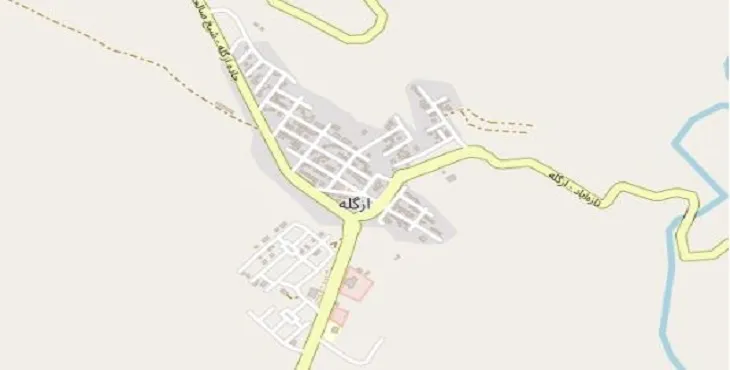 دانلود نقشه شهر ازگله + pdf با کیفیت بالا