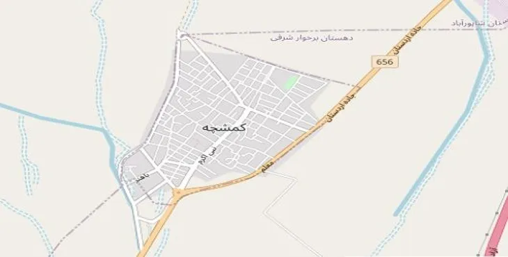 دانلود نقشه شهر کمشچه + pdf با کیفیت بالا