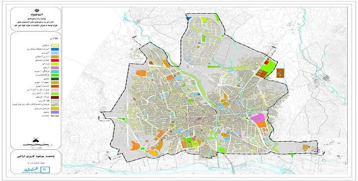 دانلود نقشه کاربری اراضی شهر اهر | وضع موجود+پیشنهادی