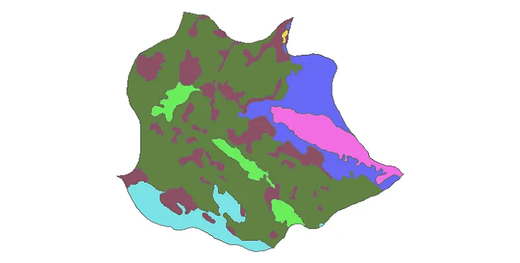 بروزترین نقشه شیپ فایل کاربری اراضی شهرستان فلاورجان + PDF