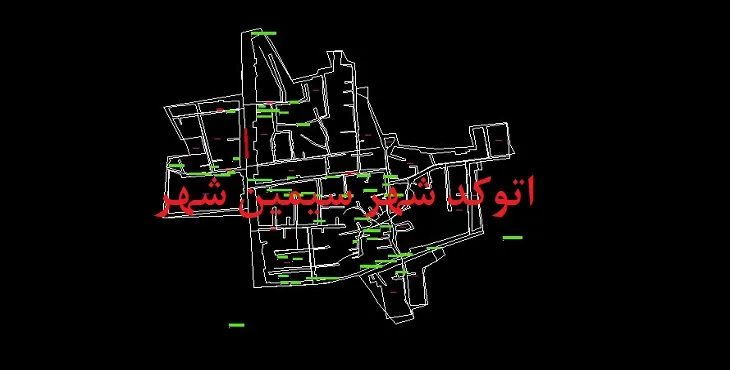 دانلود نقشه اتوکد سیمین شهر
