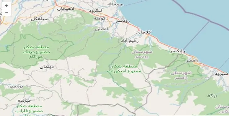 دانلود نقشه شهرستان رودسر + pdf با کیفیت بالا