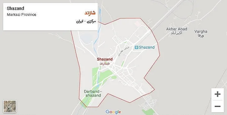 دانلود شیپ فایل بلوک آماری شهر شازند