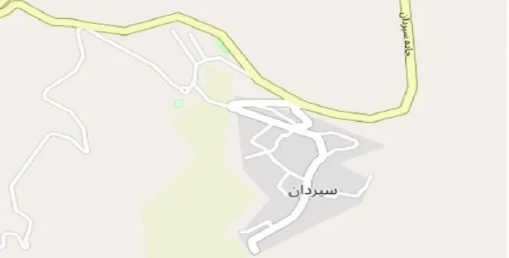 دانلود نقشه شهر سیردان + pdf با کیفیت بالا