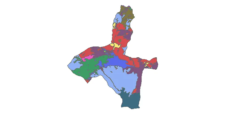 بروزترین نقشه شیپ فایل کاربری اراضی شهرستان تبریز + PDF