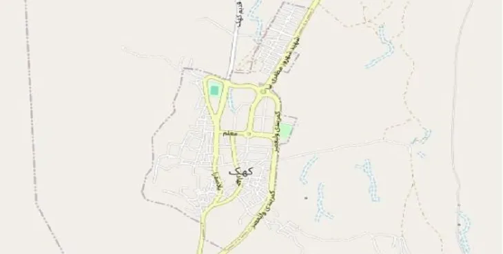 دانلود نقشه شهر کهک + pdf با کیفیت بالا