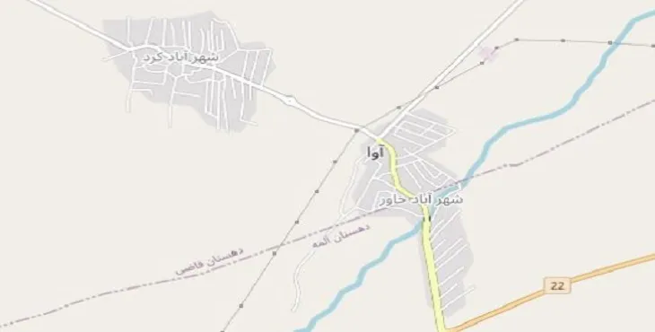 دانلود نقشه شهر آوا + pdf با کیفیت بالا