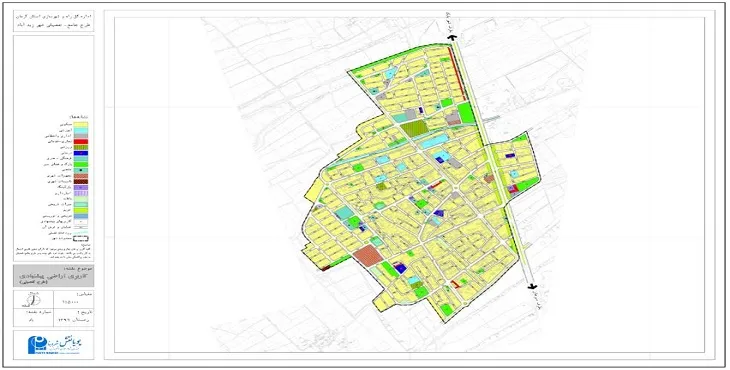 دانلود طرح جامع شهر زیدآباد سال 96 + آلبوم نقشه ها