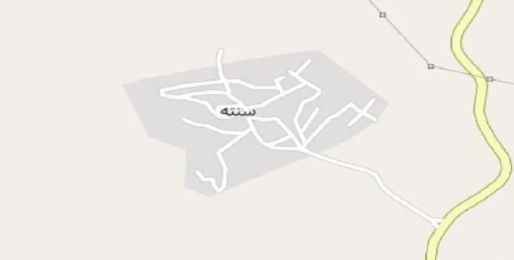 دانلود نقشه شهر سنته + pdf با کیفیت بالا