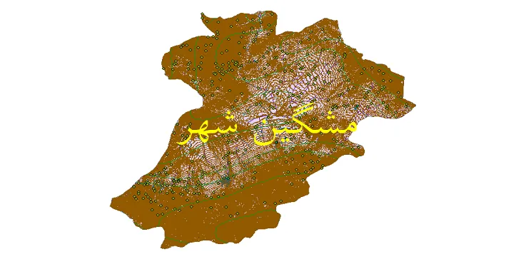 دانلود نقشه های شیپ فایل شهرستان مشگین شهر + کاملترین لایه GIS