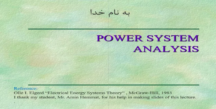 دانلود پاورپوینت تجزیه تحلیل اتصال کوتاه نامتقارن