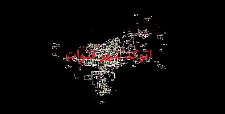 دانلود نقشه اتوکد شهر قنوات