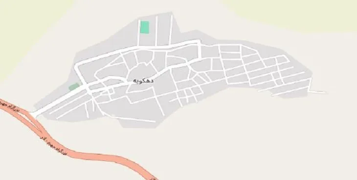 دانلود نقشه شهر دهکویه + pdf با کیفیت بالا