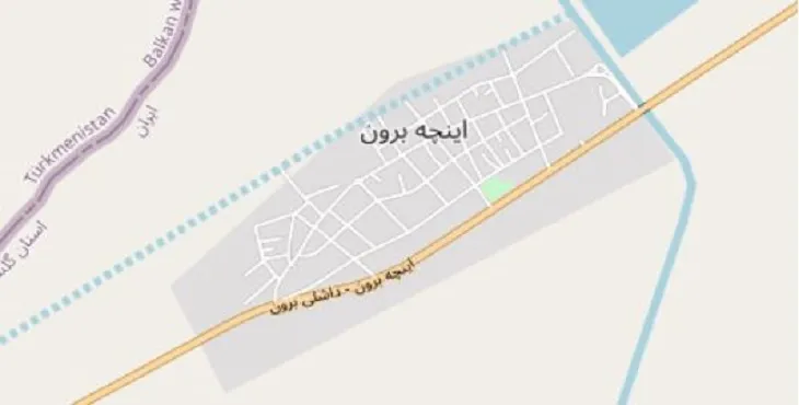 دانلود نقشه شهر اینچه برون + pdf با کیفیت بالا