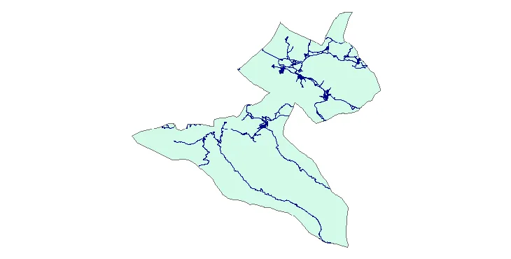 جدیدترین نقشه شیپ فایل راه های شهرستان کیار + PDF