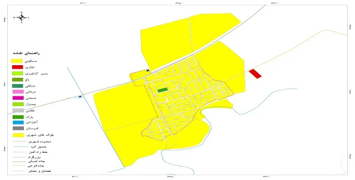 نقشه شیپ فایل (GIS) شهر انبارآلوم 1404 + عکس با کیفیت