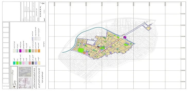 دانلود آلبوم نقشه های طرح جامع شهر جوزدان