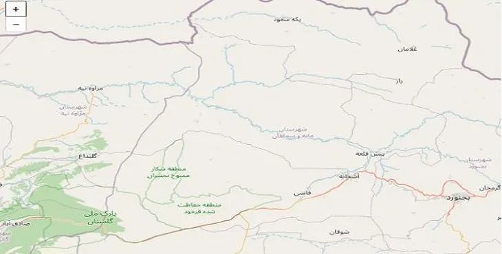 دانلود نقشه شهرستان مانه و سملقان + pdf با کیفیت بالا