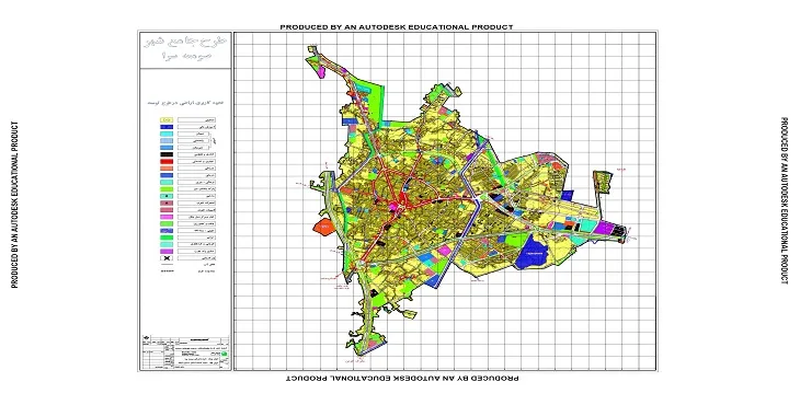 دانلود نقشه کاربری اراضی شهر صومعه سرا | وضع موجود+پیشنهادی