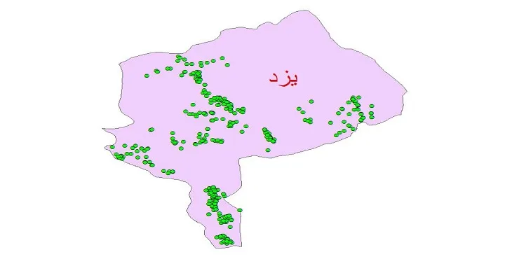 دانلود نقشه شیپ فایل کیفیت آب چاه های استان یزد
