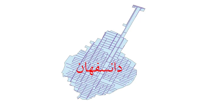 دانلود نقشه شیپ فایل شبکه معابر شهر دانسفهان