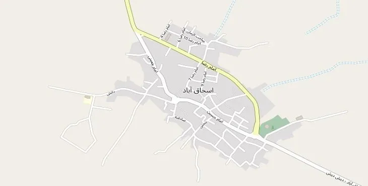 دانلود نقشه شهر اسحاق آباد + pdf با کیفیت بالا