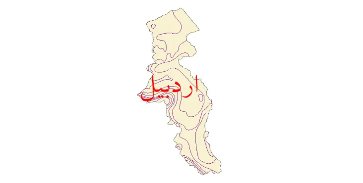 دانلود نقشه شیپ فایل (GIS) دما استان اردبیل