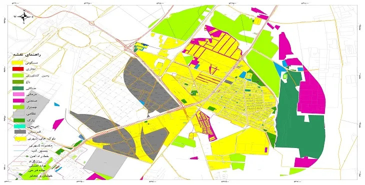 جدیدترین نقشه شهر باقرشهر | قابل چاپ + کیفیت بالا