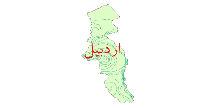 دانلود نقشه شیپ فایل (GIS) بارش استان اردبیل