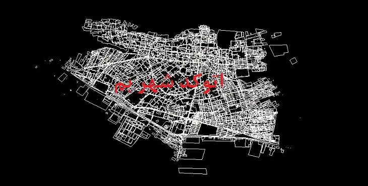 دانلود نقشه اتوکد شهر بم