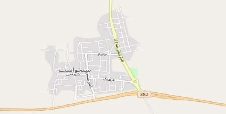 دانلود نقشه شهر سنخواست + pdf با کیفیت بالا