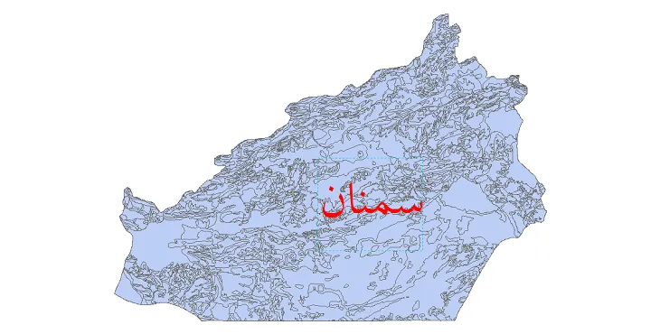 دانلود نقشه شیپ فایل (لایه GIS) زمین شناسی استان سمنان